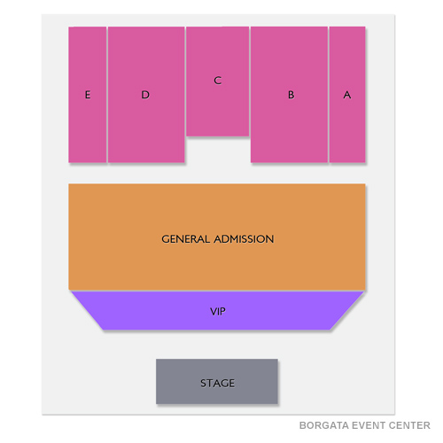 Borgata Casino Event Center Venue Map