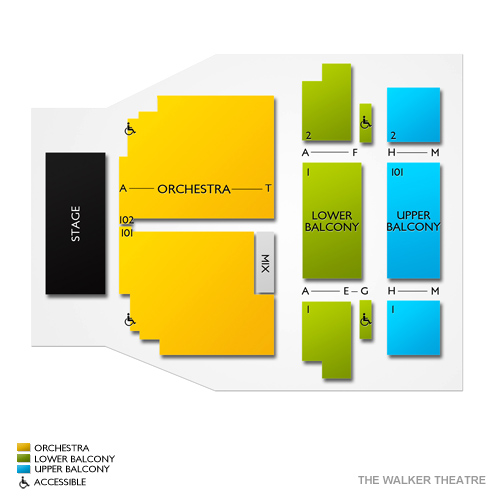 Walker Theater Seating Chart