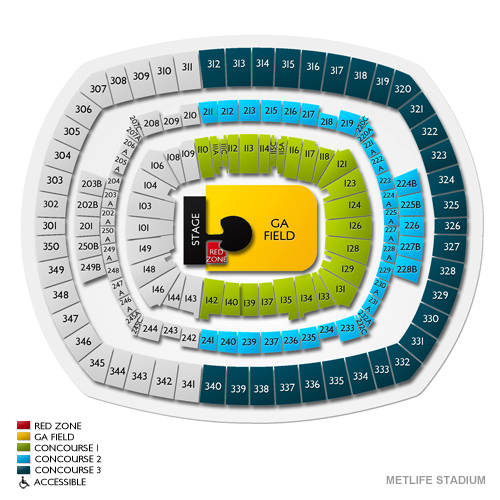 Metlife Arena Seating Chart