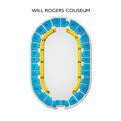 Will Rogers Coliseum Tickets Will Rogers Coliseum Seating Chart