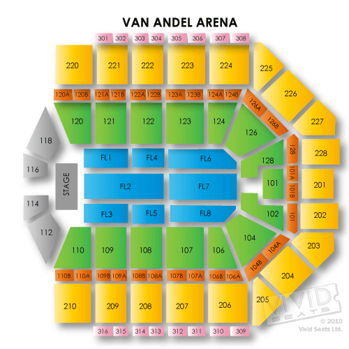 Van Andel Arena Seating Chart Views