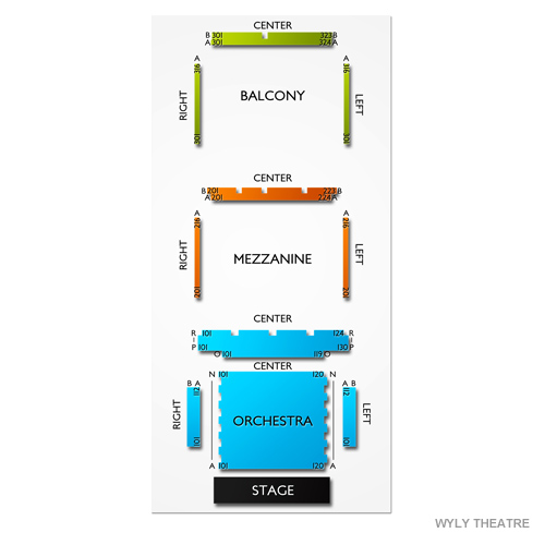 Wyly Theater Seating Chart