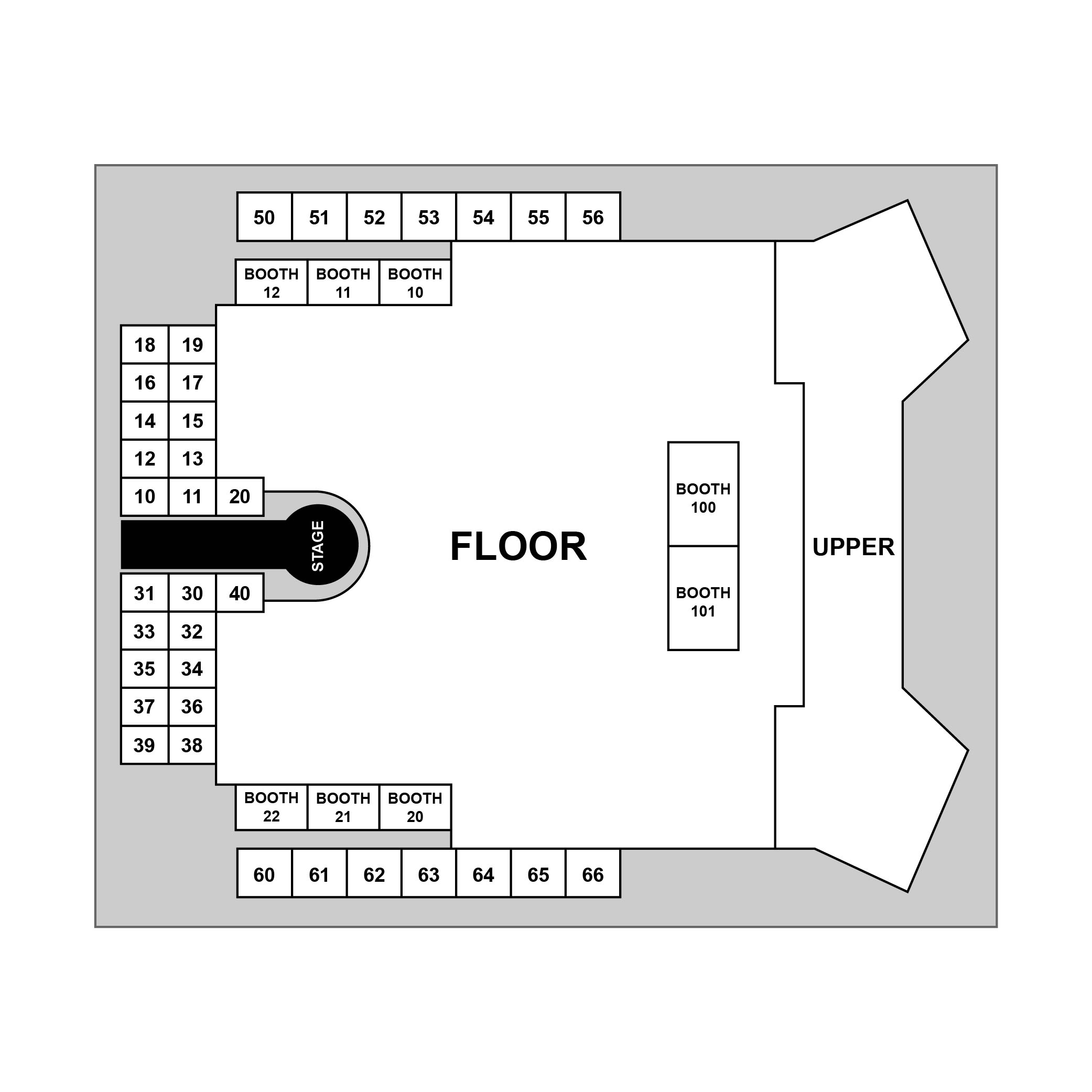 Caesars Atlantic City Venue Map