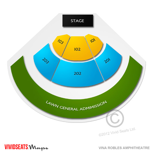 Vina Robles Amphitheatre Seating Chart | Vivid Seats