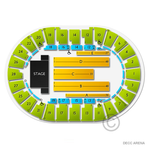 DECC Arena Seating Chart | Vivid Seats