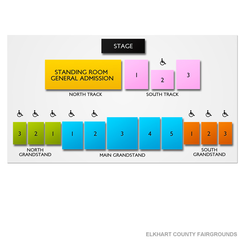 Elkhart County Fairgrounds Venue Map
