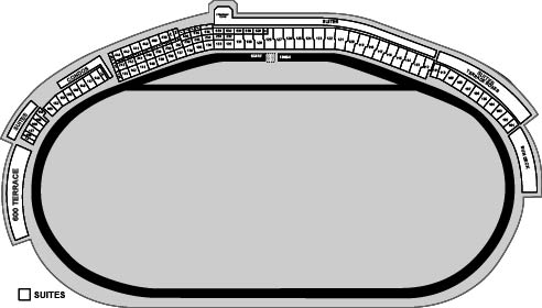 Charlotte Motor Speedway Venue Map
