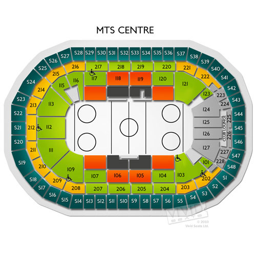 Canada Life Centre Venue Map