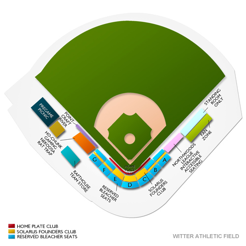 Witter Athletic Field Venue Map