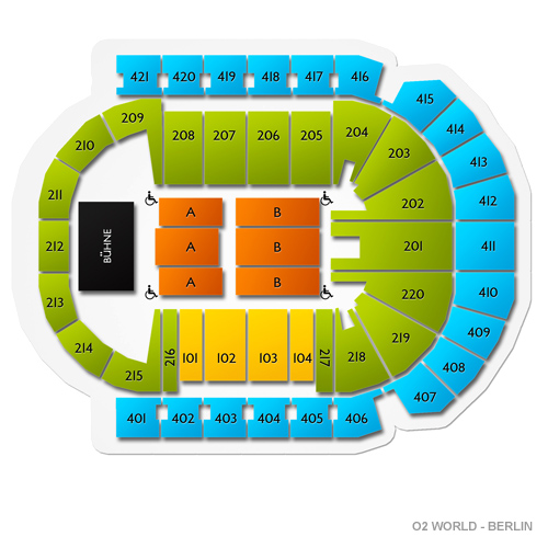 Uber Arena Venue Map