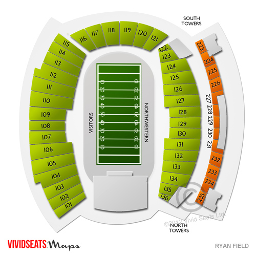 Ryan Field Tickets Ryan Field Seating Chart Vivid Seats