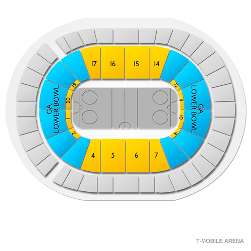 Ufc T Mobile Arena Seating Chart