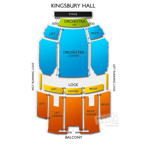 Kingsbury Hall Seating Chart | Vivid Seats