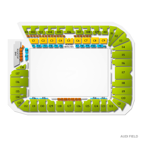Audi Field Venue Map