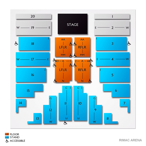 Rimac Arena Seating Chart | Vivid Seats
