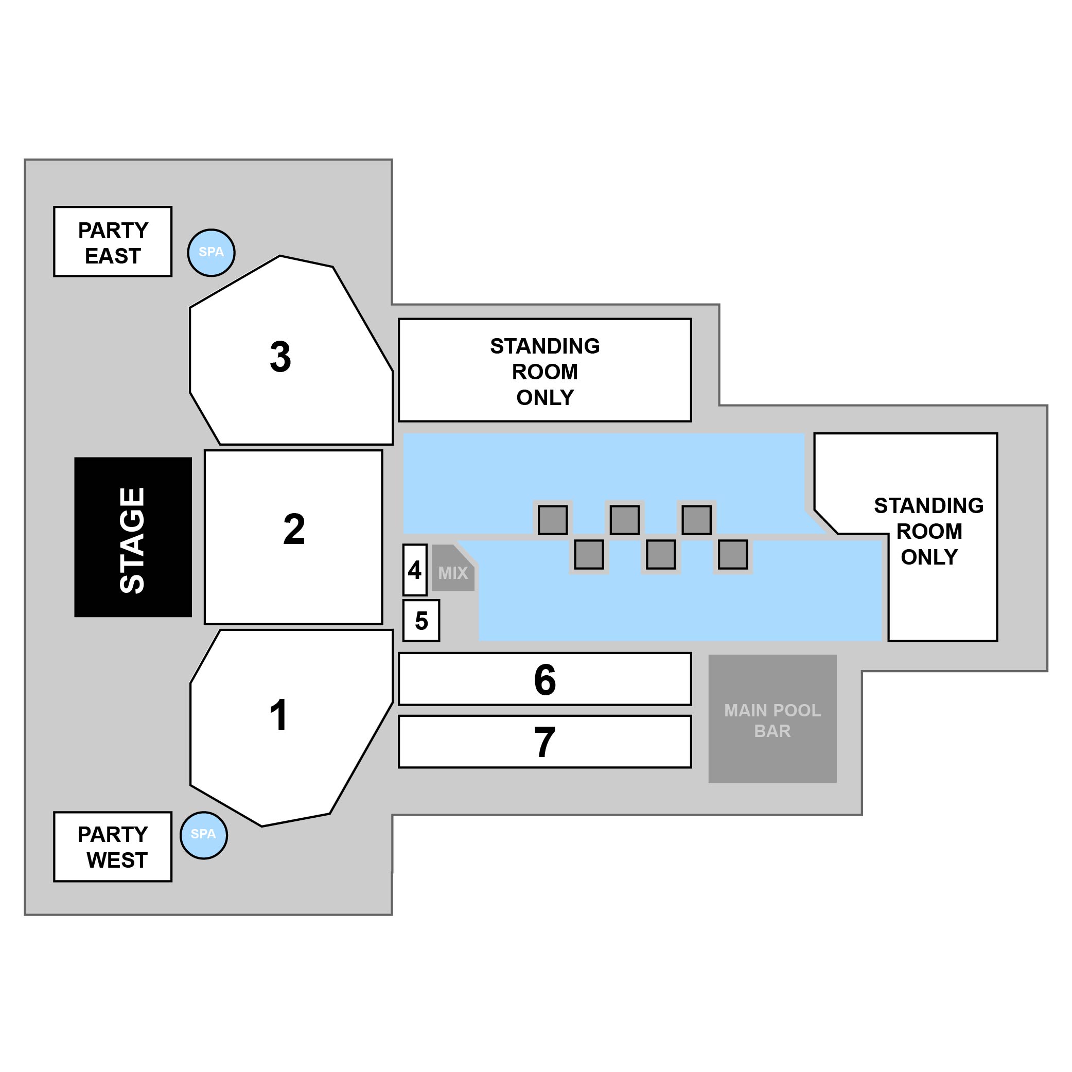 M Resort Spa Casino Venue Map