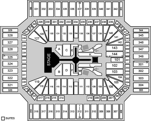 Alamodome Venue Map