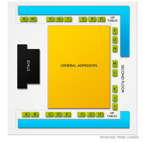 Spokane Tribe Casino Venue Map