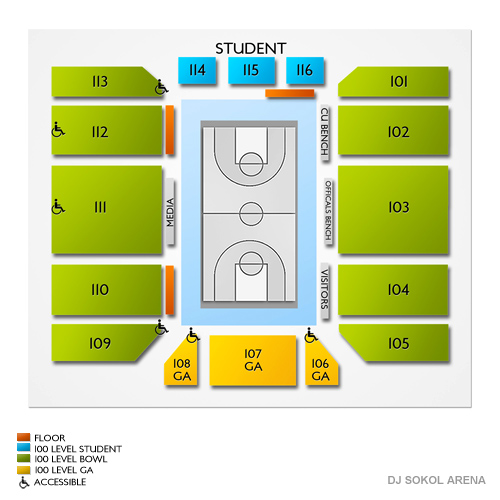 Creighton Basketball Seating Chart