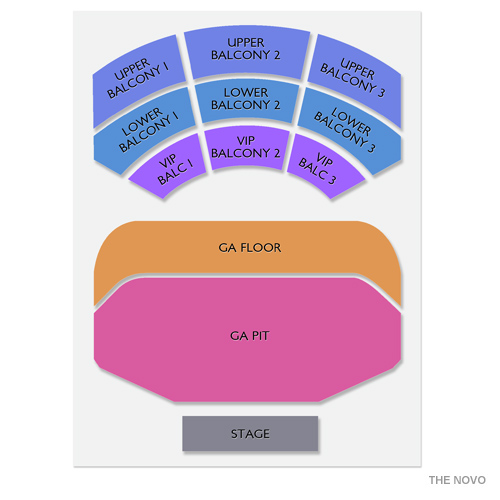 The Novo Venue Map