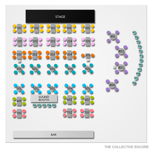 The Collective Encore Venue Map