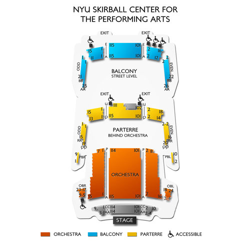 Nyu Skirball Center Seating Chart